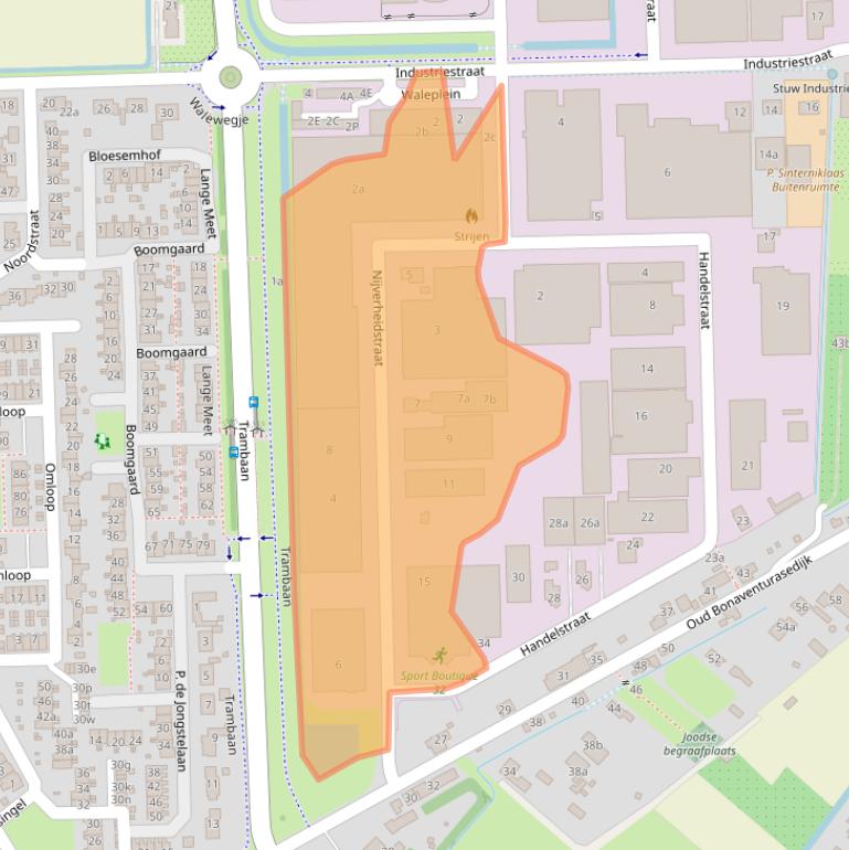 Kaart van postcodegebied 3291CH.