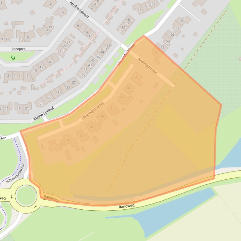 Kaart van postcodegebied 3291HA.