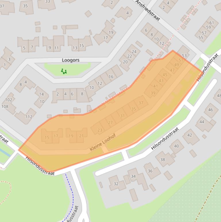 Kaart van postcodegebied 3291HC.