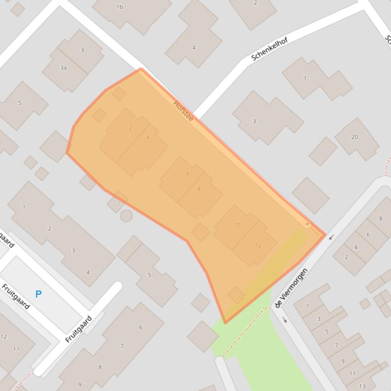 Kaart van postcodegebied 3291JA.