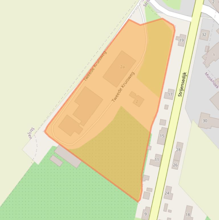 Kaart van postcodegebied 3291KB.