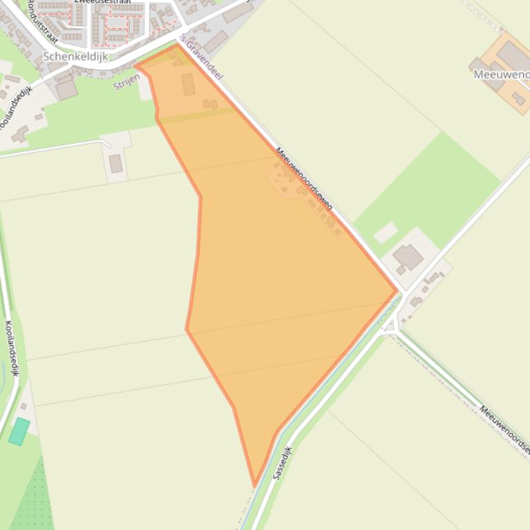 Kaart van postcodegebied 3291LZ.