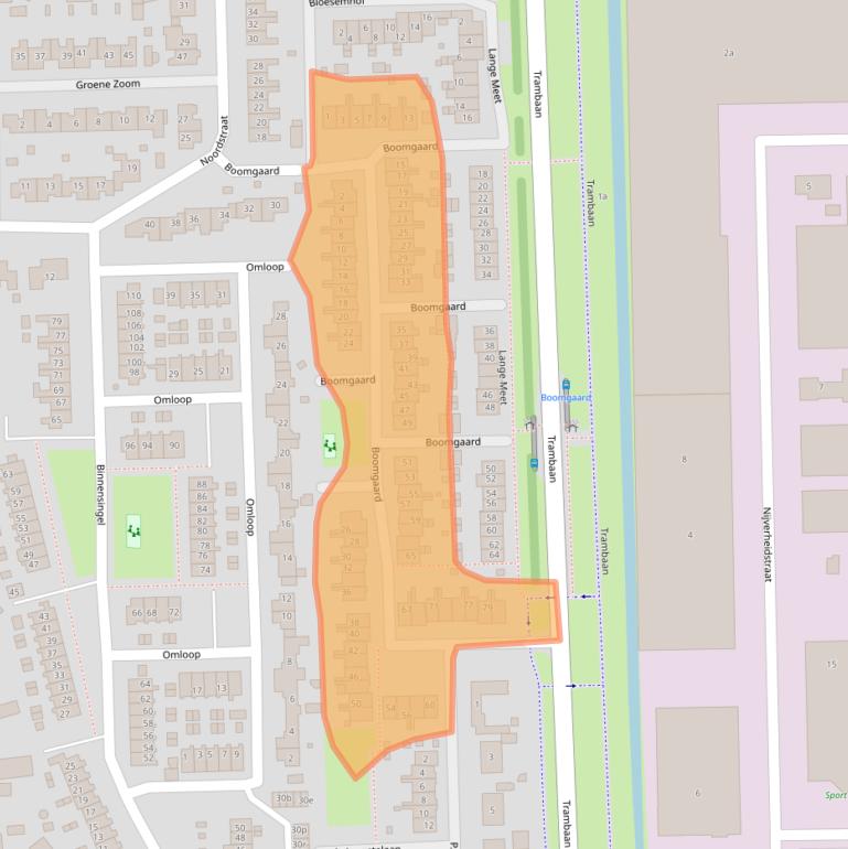 Kaart van postcodegebied 3291TR.