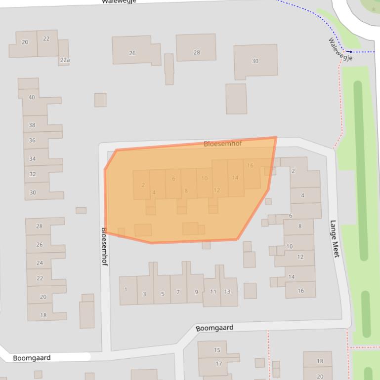 Kaart van postcodegebied 3291TT.