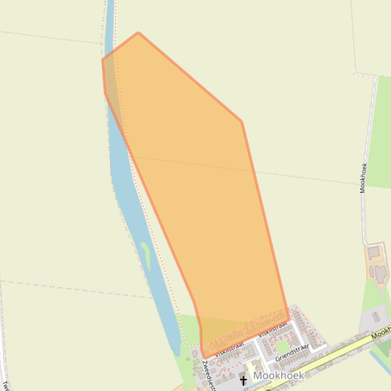 Kaart van postcodegebied 3293AH.