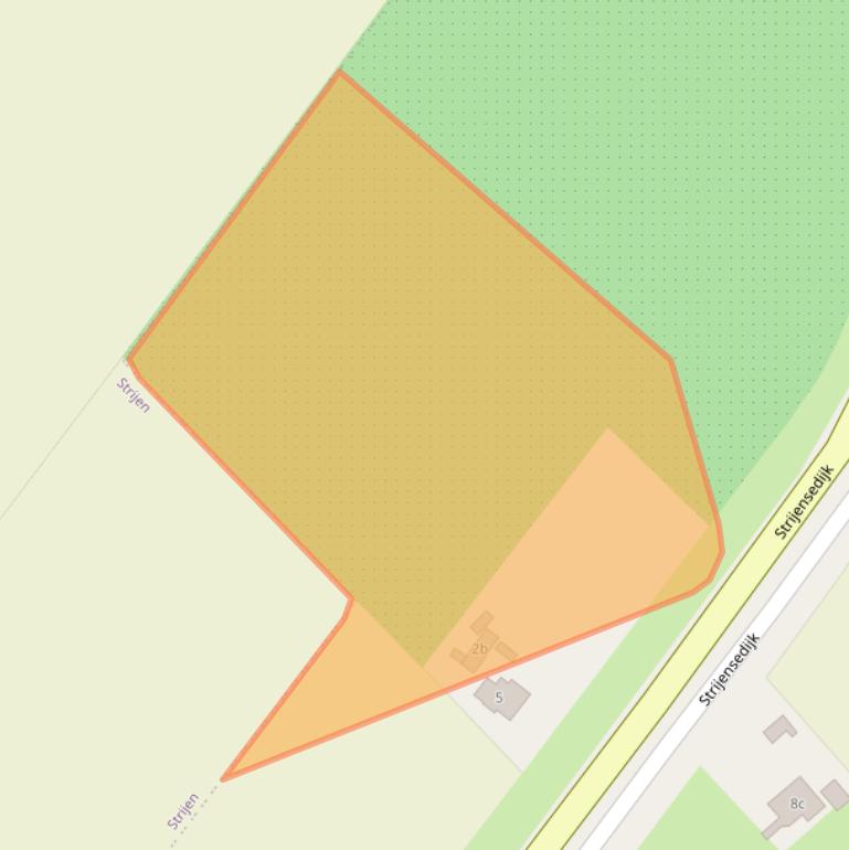 Kaart van postcodegebied 3293KB.