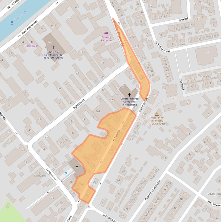 Kaart van postcodegebied 3295BA.