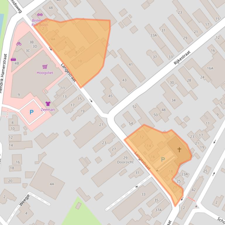 Kaart van postcodegebied 3295BK.