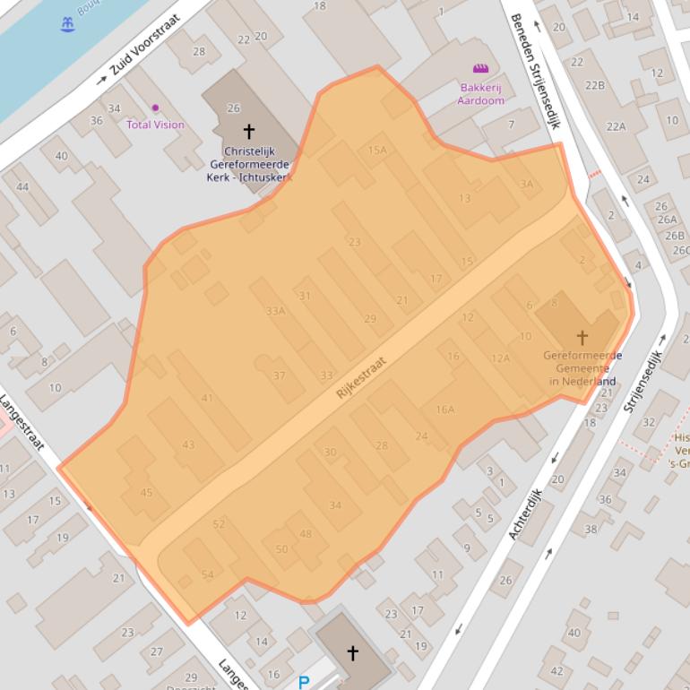 Kaart van postcodegebied 3295BS.