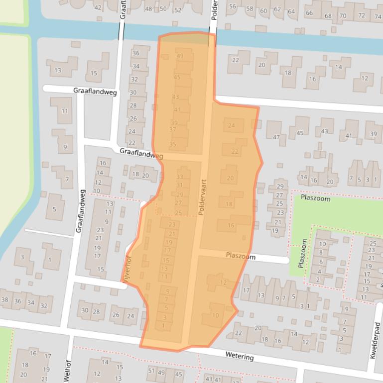 Kaart van postcodegebied 3295GV.