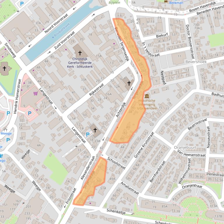 Kaart van postcodegebied 3295KM.