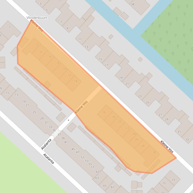 Kaart van postcodegebied 3295PJ.