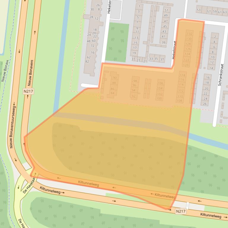 Kaart van postcodegebied 3295TG.