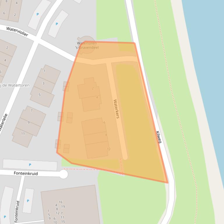 Kaart van postcodegebied 3295WM.