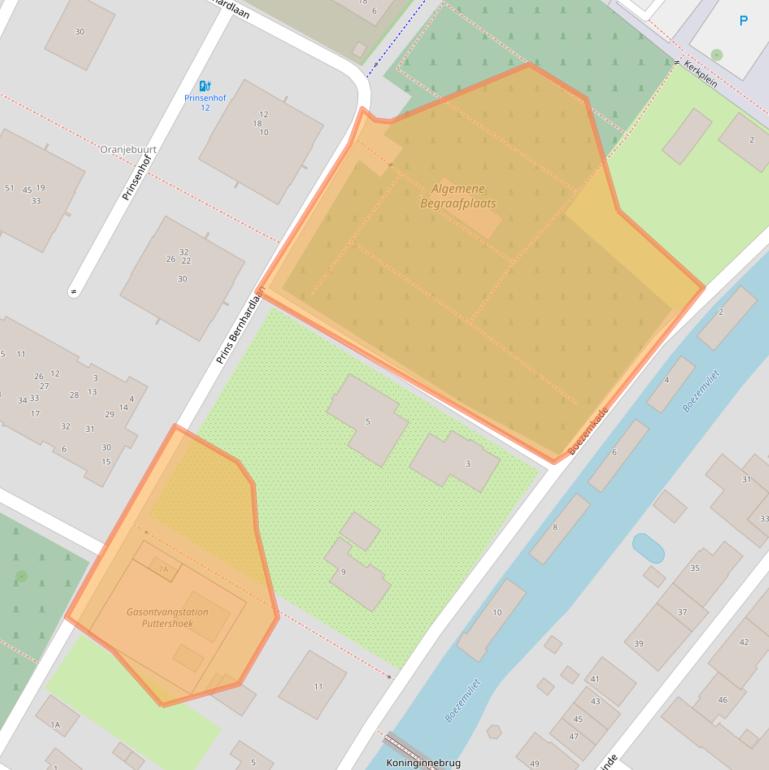 Kaart van postcodegebied 3297CB.