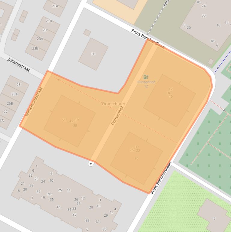 Kaart van postcodegebied 3297CW.