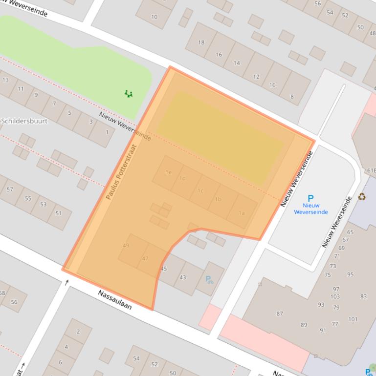 Kaart van postcodegebied 3297EN.