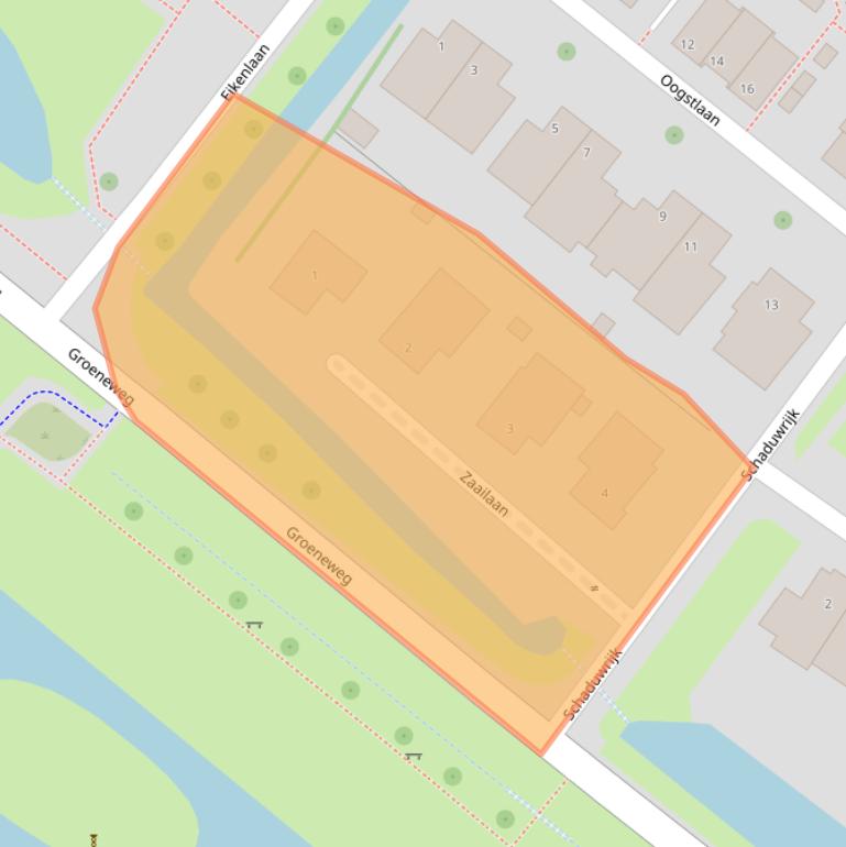 Kaart van postcodegebied 3297SN.