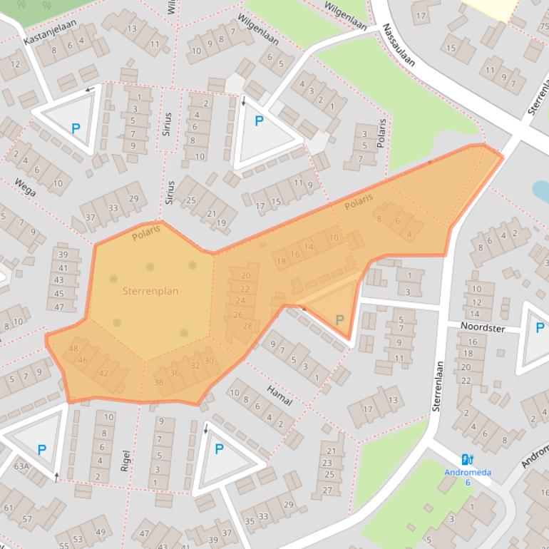 Kaart van postcodegebied 3297VG.