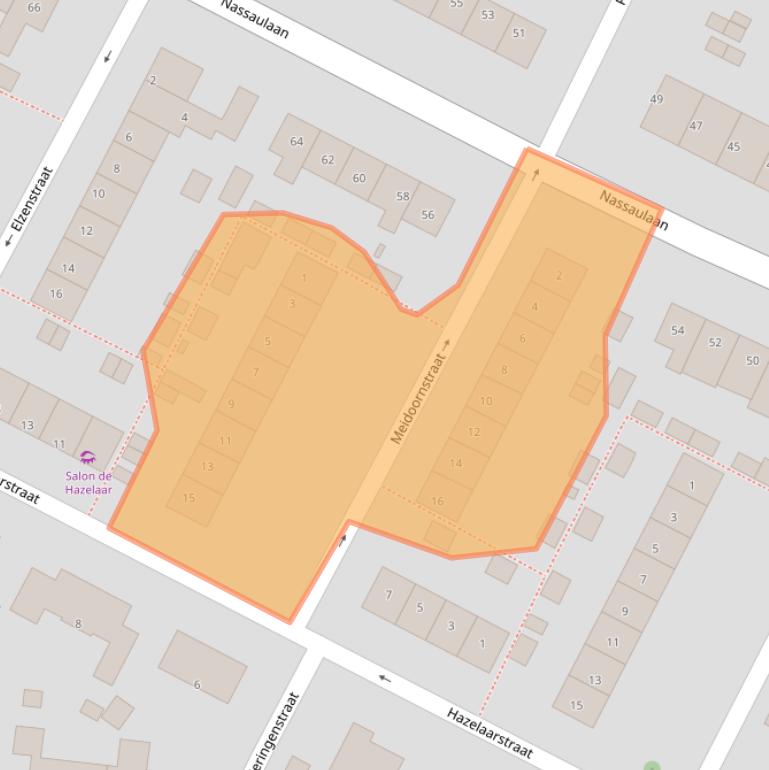 Kaart van postcodegebied 3297XP.