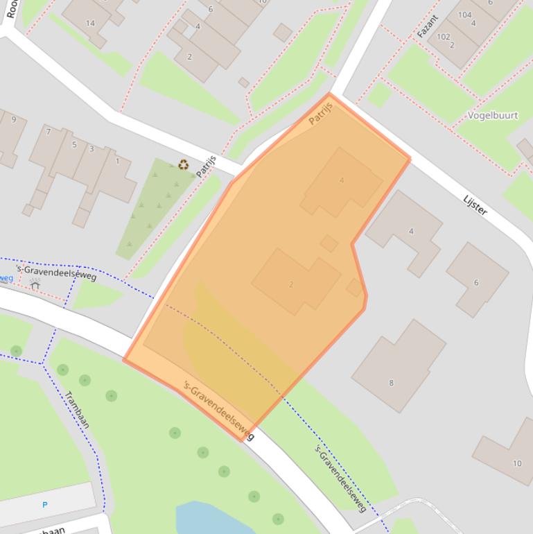 Kaart van postcodegebied 3299BX.