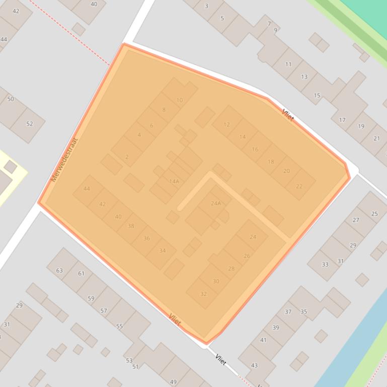 Kaart van postcodegebied 3299XL.