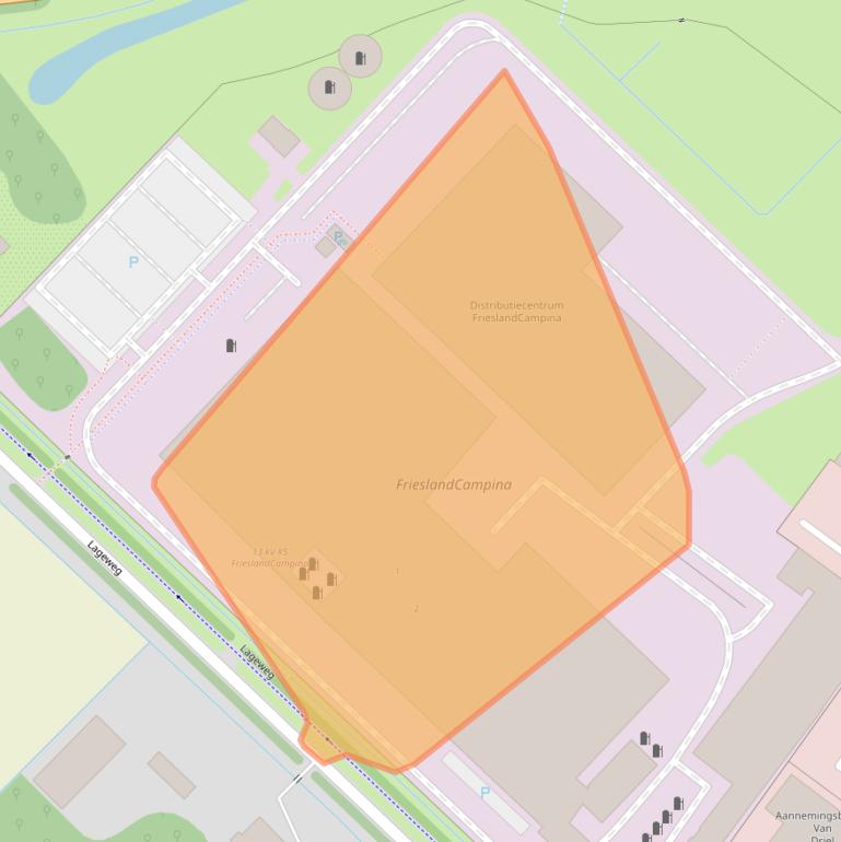 Kaart van postcodegebied 3299XZ.