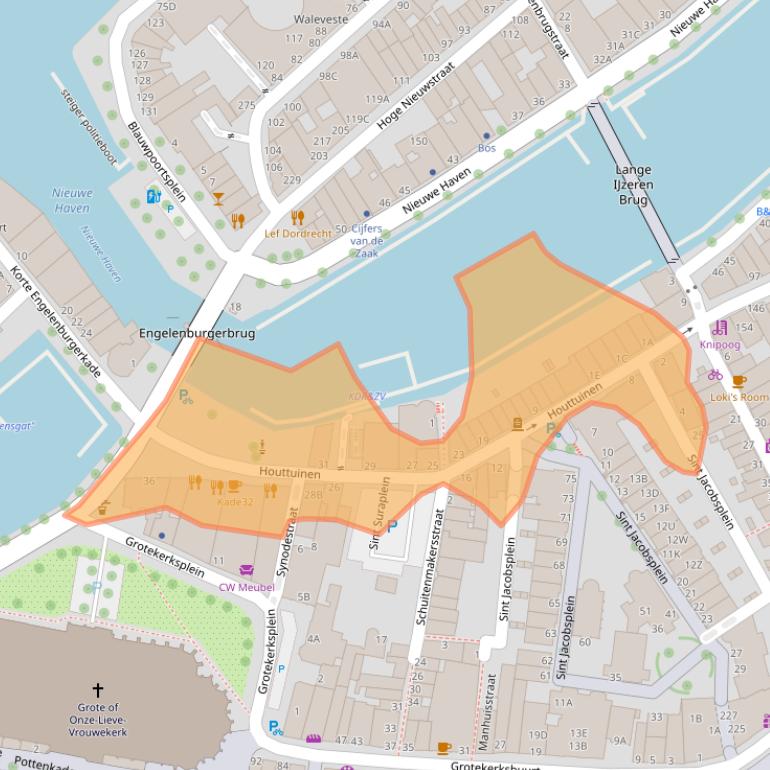 Kaart van postcodegebied 3311CE.