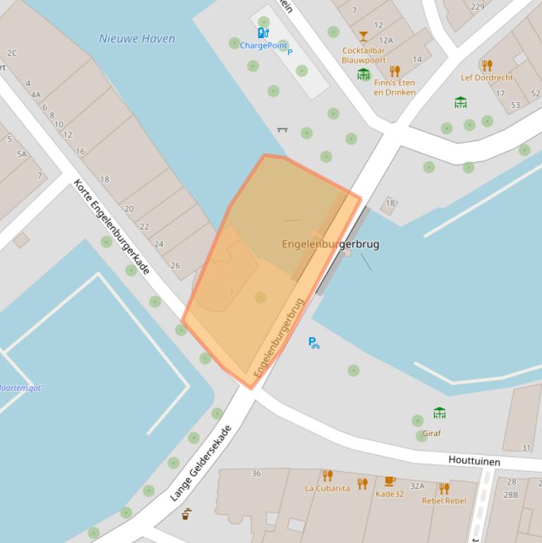 Kaart van postcodegebied 3311CZ.