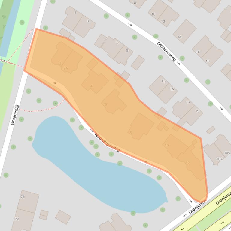 Kaart van postcodegebied 3311DG.