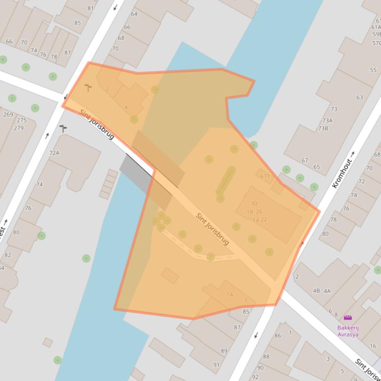 Kaart van postcodegebied 3311PH.