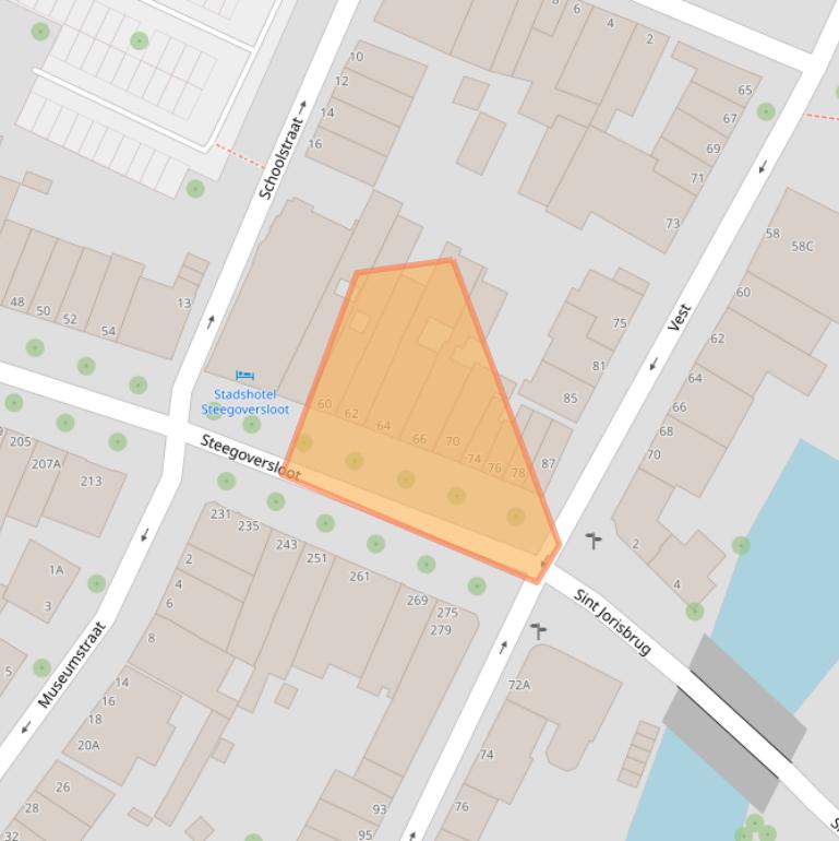 Kaart van postcodegebied 3311PR.