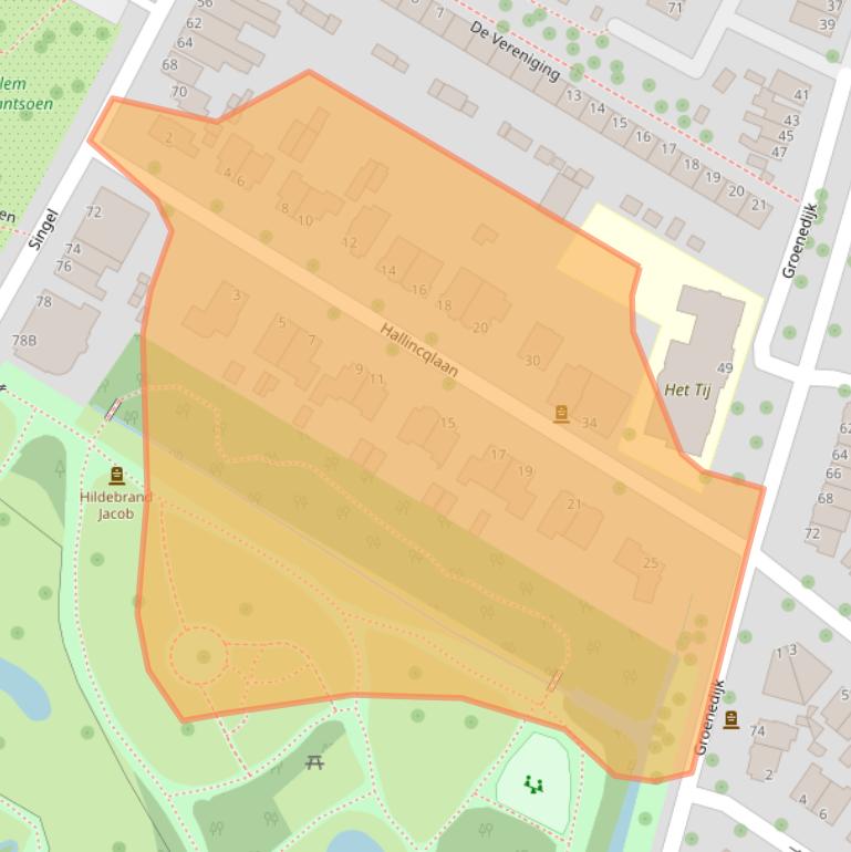 Kaart van postcodegebied 3311SC.
