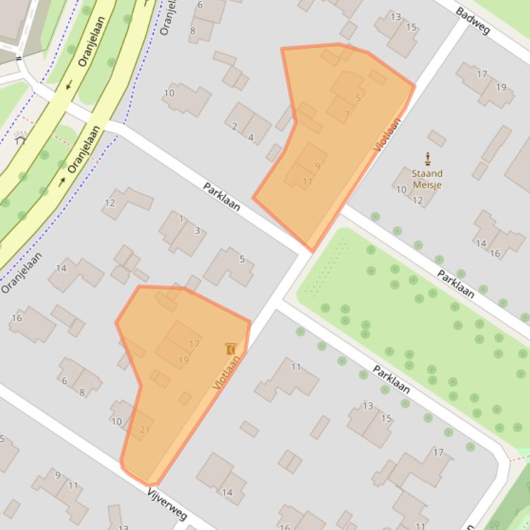 Kaart van postcodegebied 3312AR.