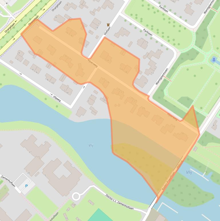 Kaart van postcodegebied 3312AT.