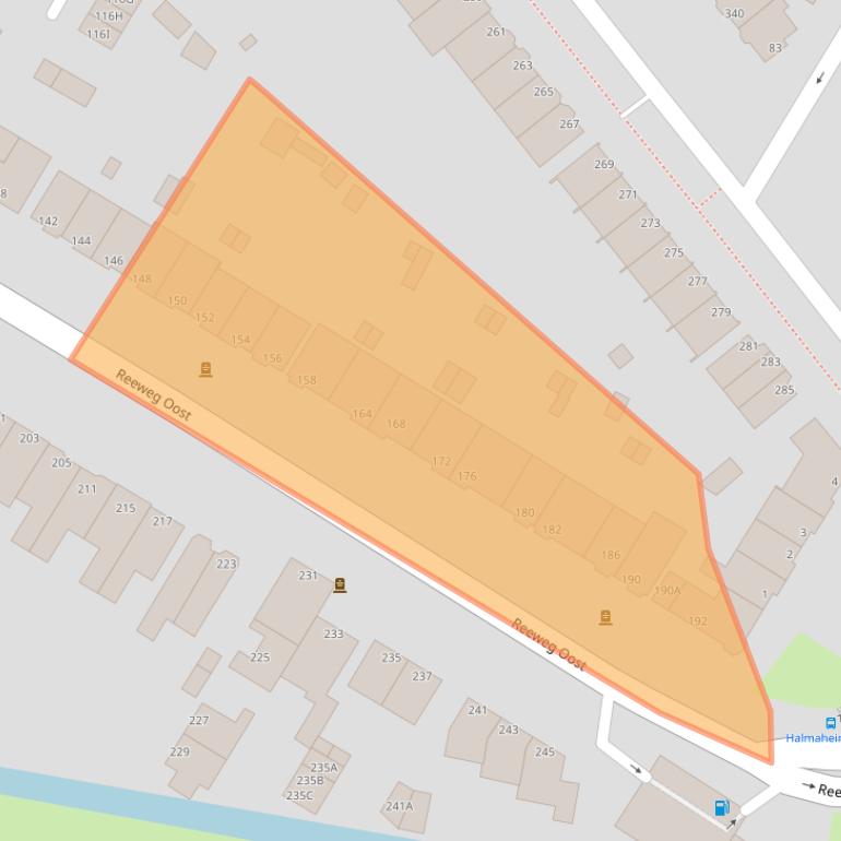 Kaart van postcodegebied 3312CV.