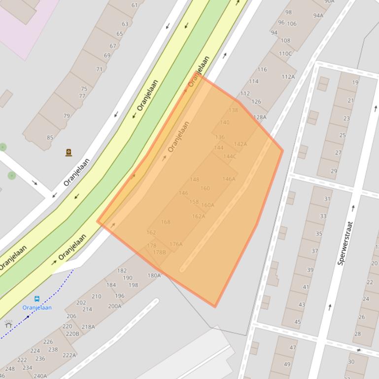 Kaart van postcodegebied 3312GK.