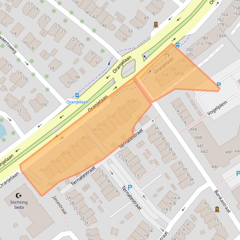 Kaart van postcodegebied 3312GM.