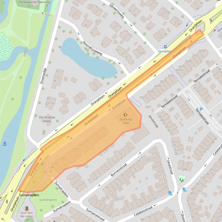 Kaart van postcodegebied 3312GN.