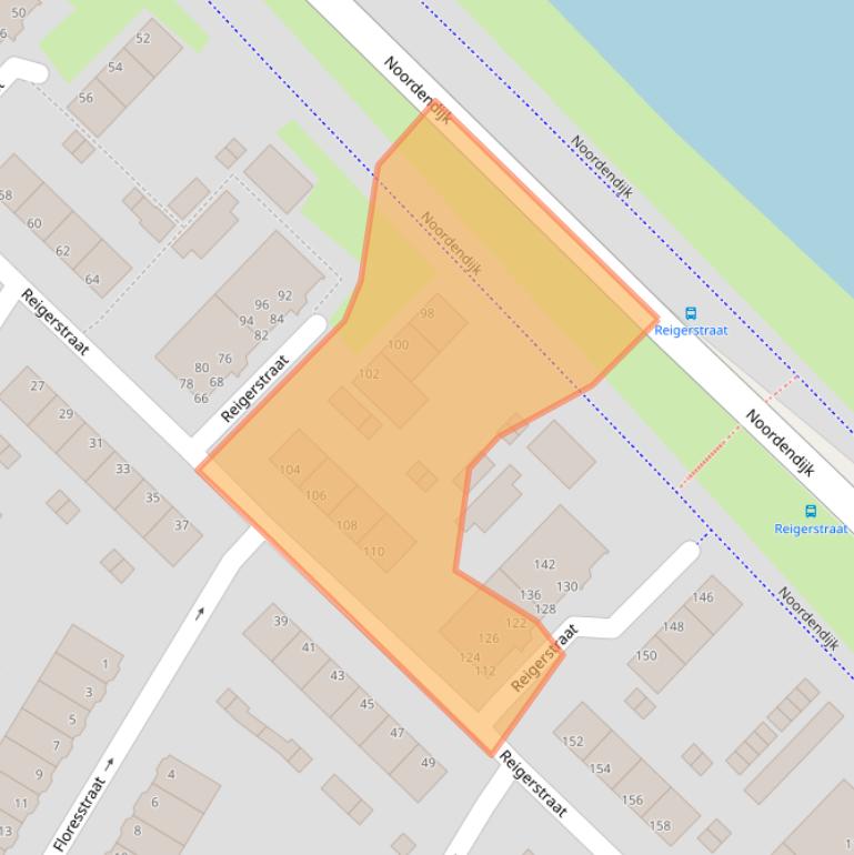 Kaart van postcodegebied 3312HP.