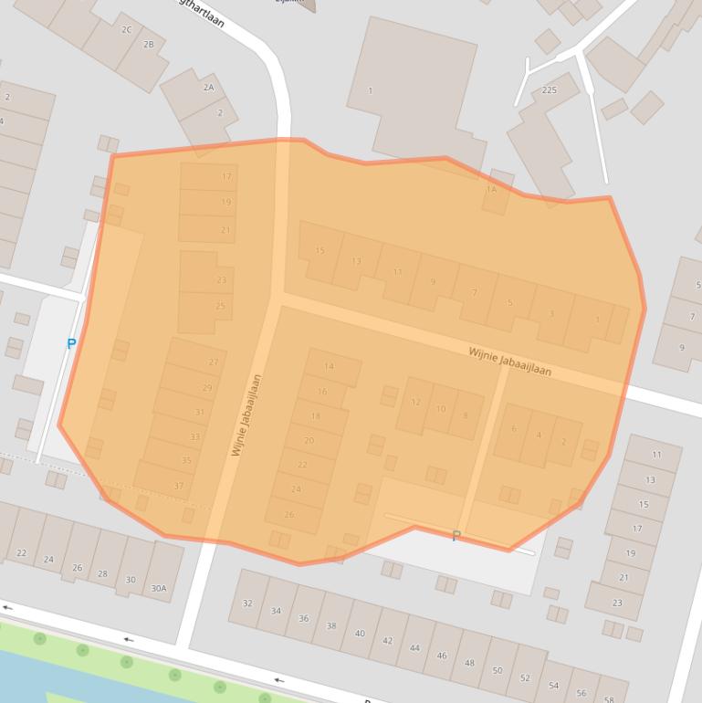 Kaart van postcodegebied 3312KA.