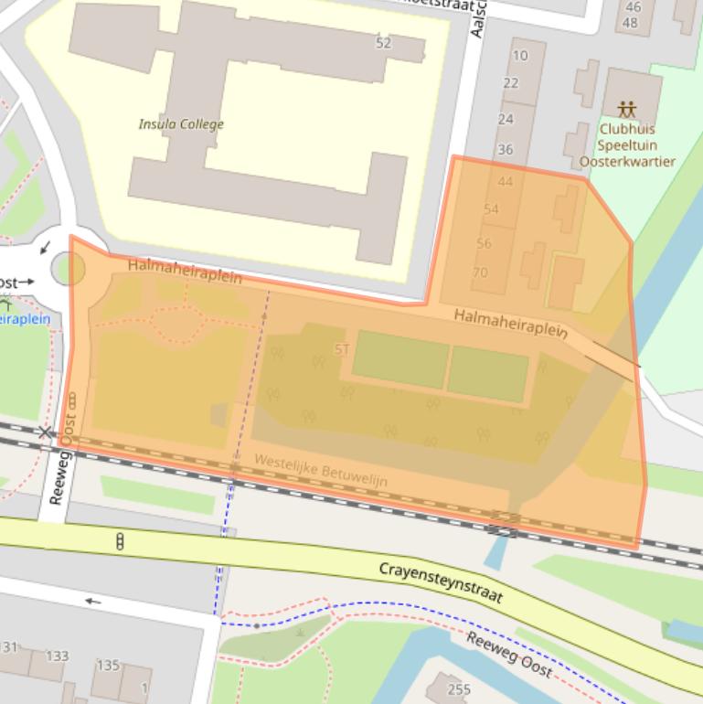 Kaart van postcodegebied 3312RH.