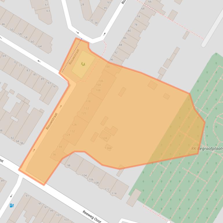 Kaart van postcodegebied 3312XN.