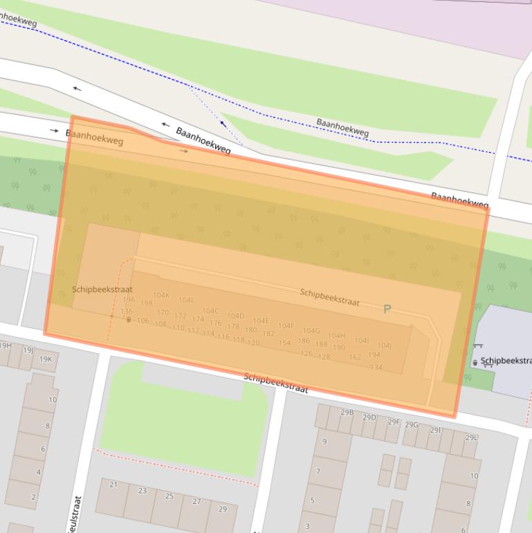 Kaart van postcodegebied 3313AS.