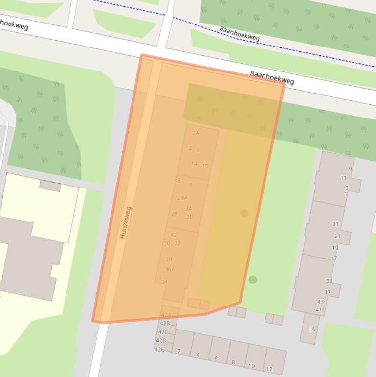 Kaart van postcodegebied 3313BB.