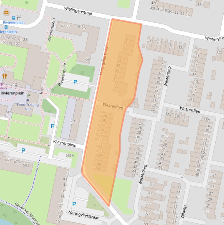 Kaart van postcodegebied 3313ES.