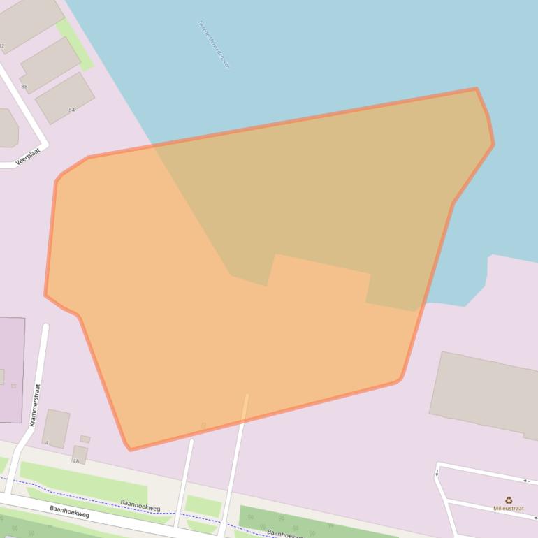 Kaart van postcodegebied 3313LD.