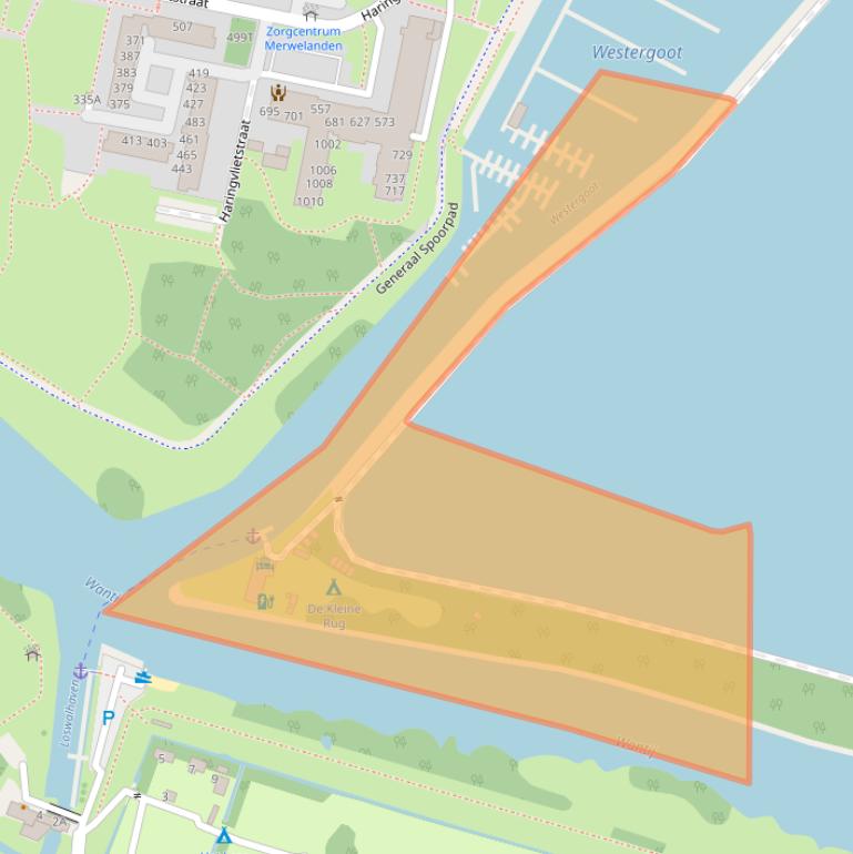 Kaart van postcodegebied 3313LG.