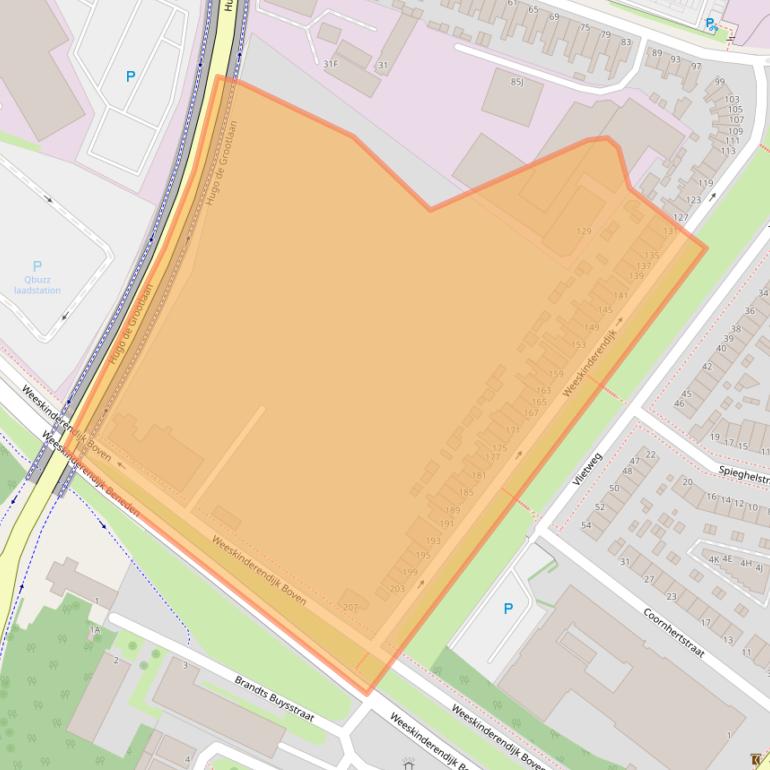 Kaart van postcodegebied 3314CN.