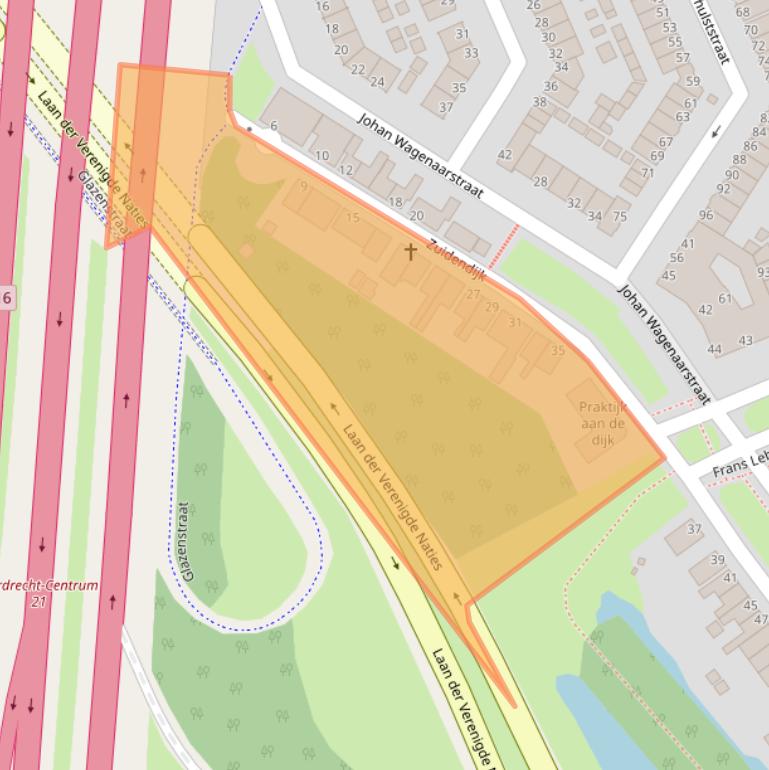 Kaart van postcodegebied 3314CP.